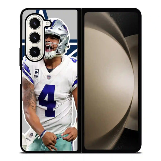 Dak Prescott Football Cowboys Samsung Z6 Fold Case