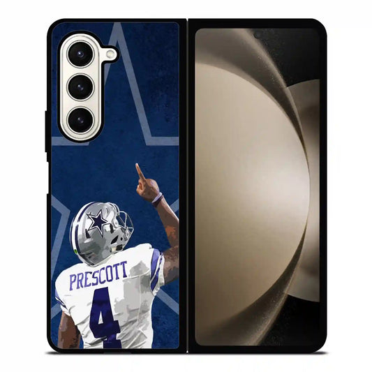 Dak Prescott Football Dallas Samsung Z6 Fold Case