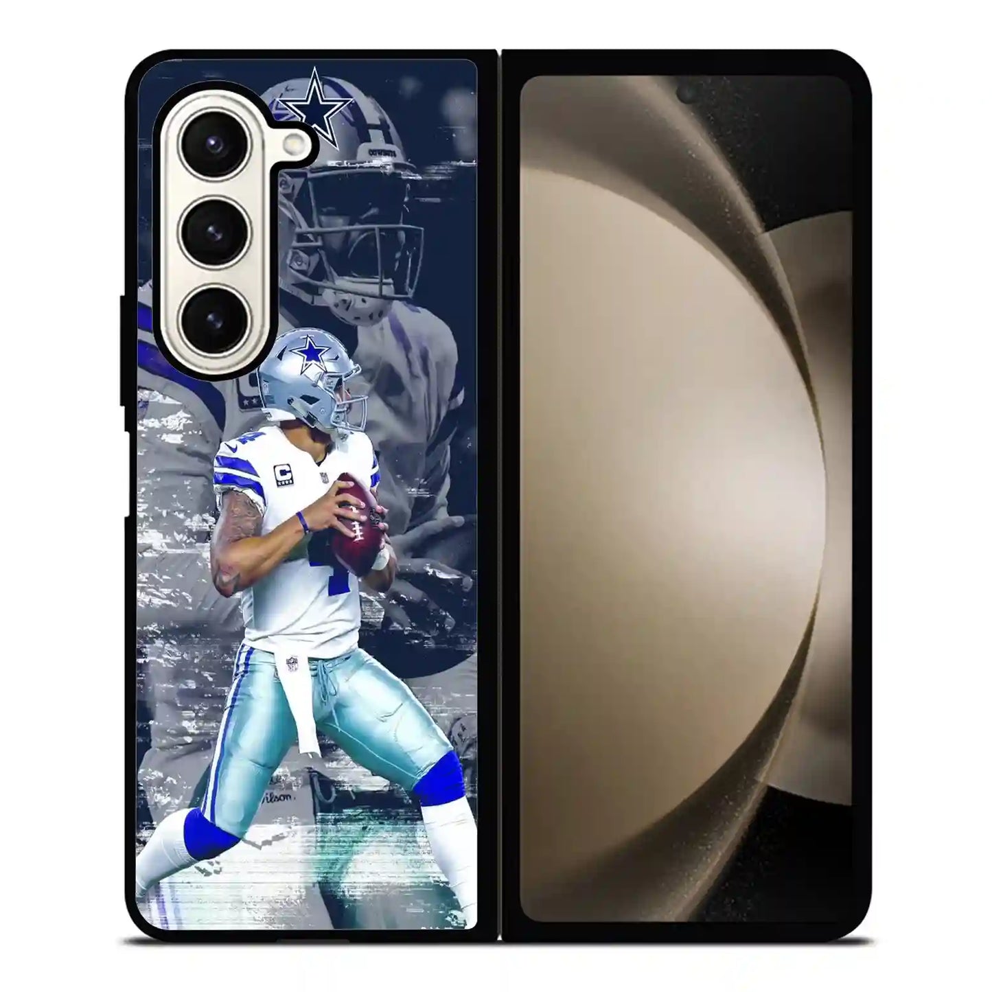 Dak Prescott Nfl Samsung Z6 Fold Case