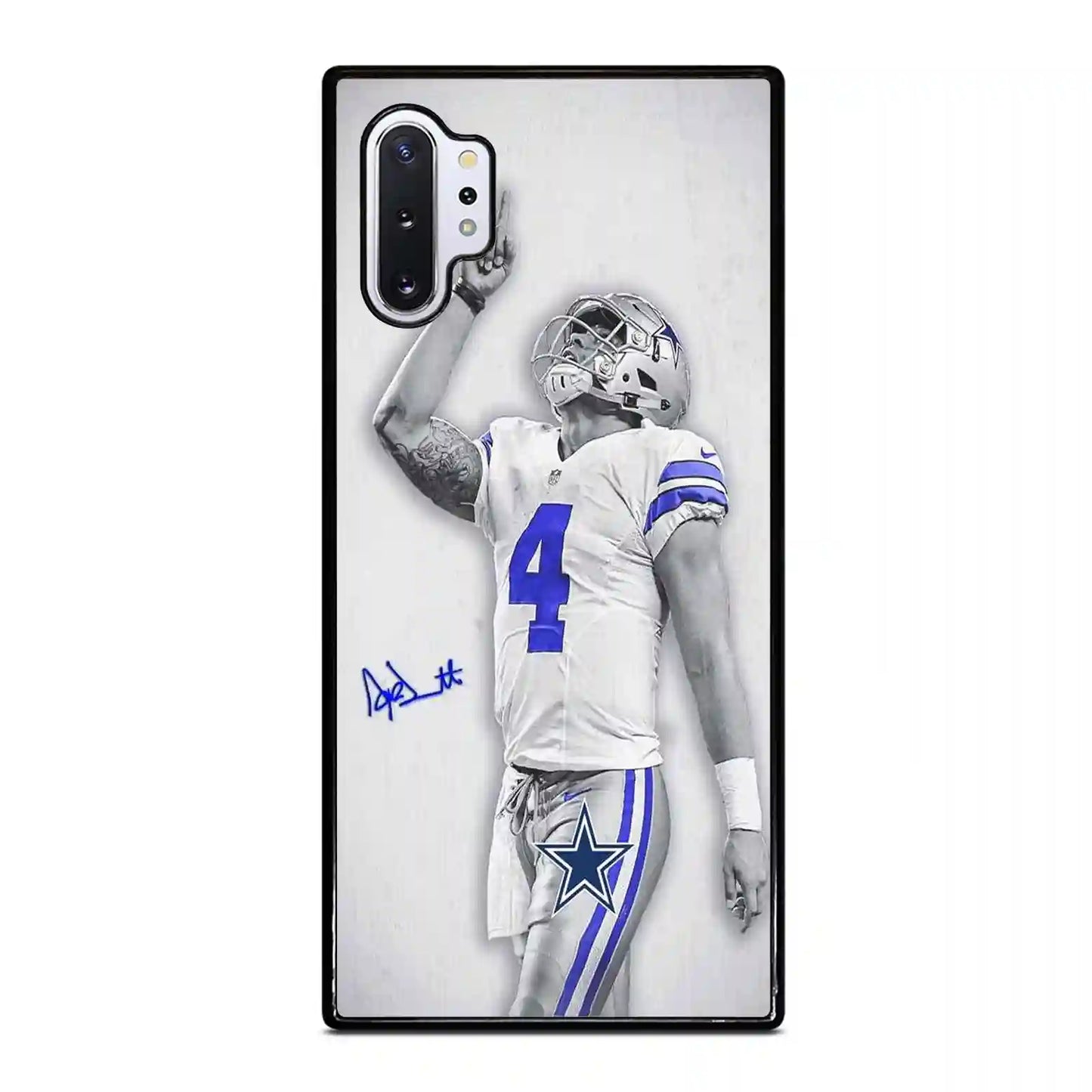 Dak Prescott Signature Samsung Galaxy Note 10 Pro 5G Case