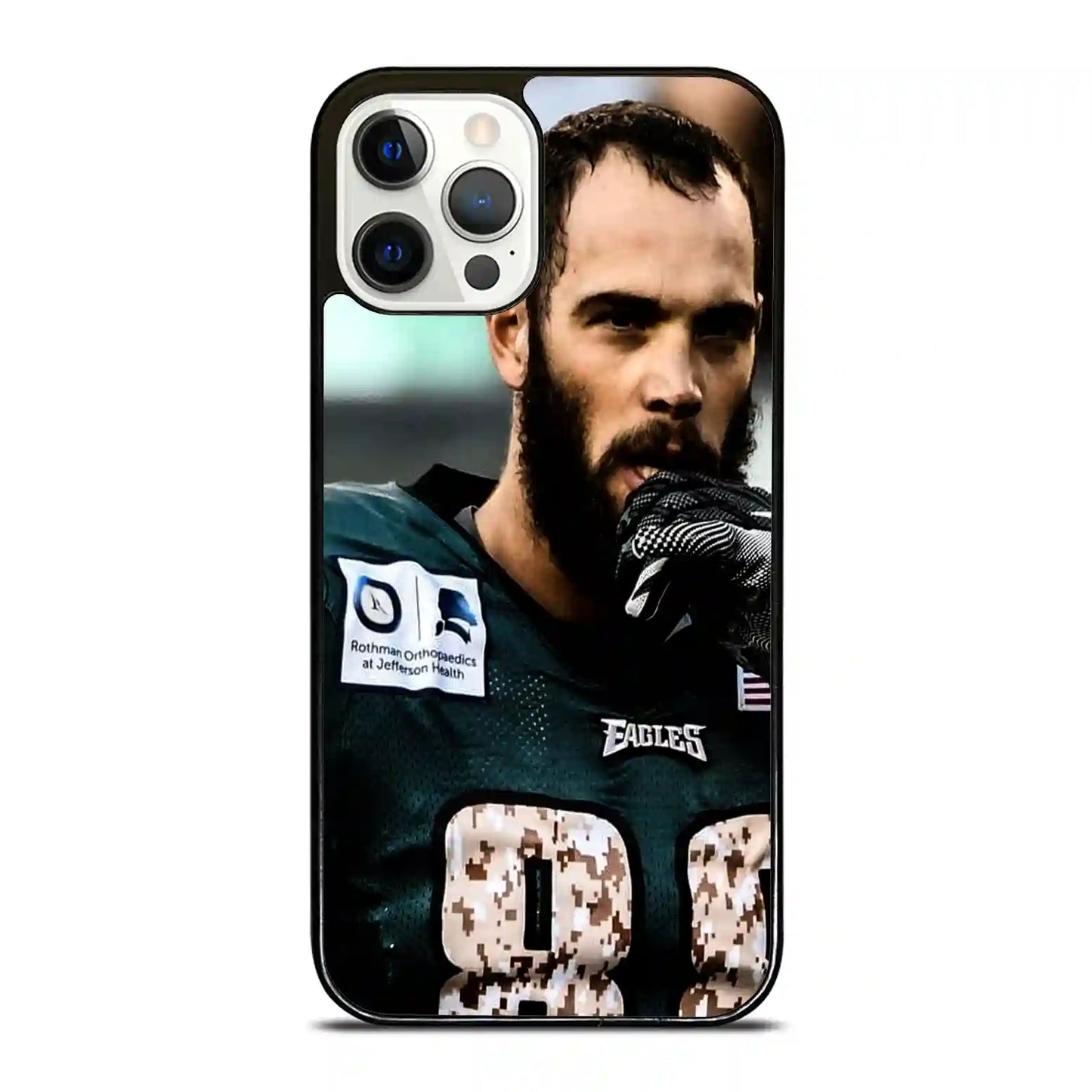 Dallas Goedert Eagles Face iPhone 12 Pro Case