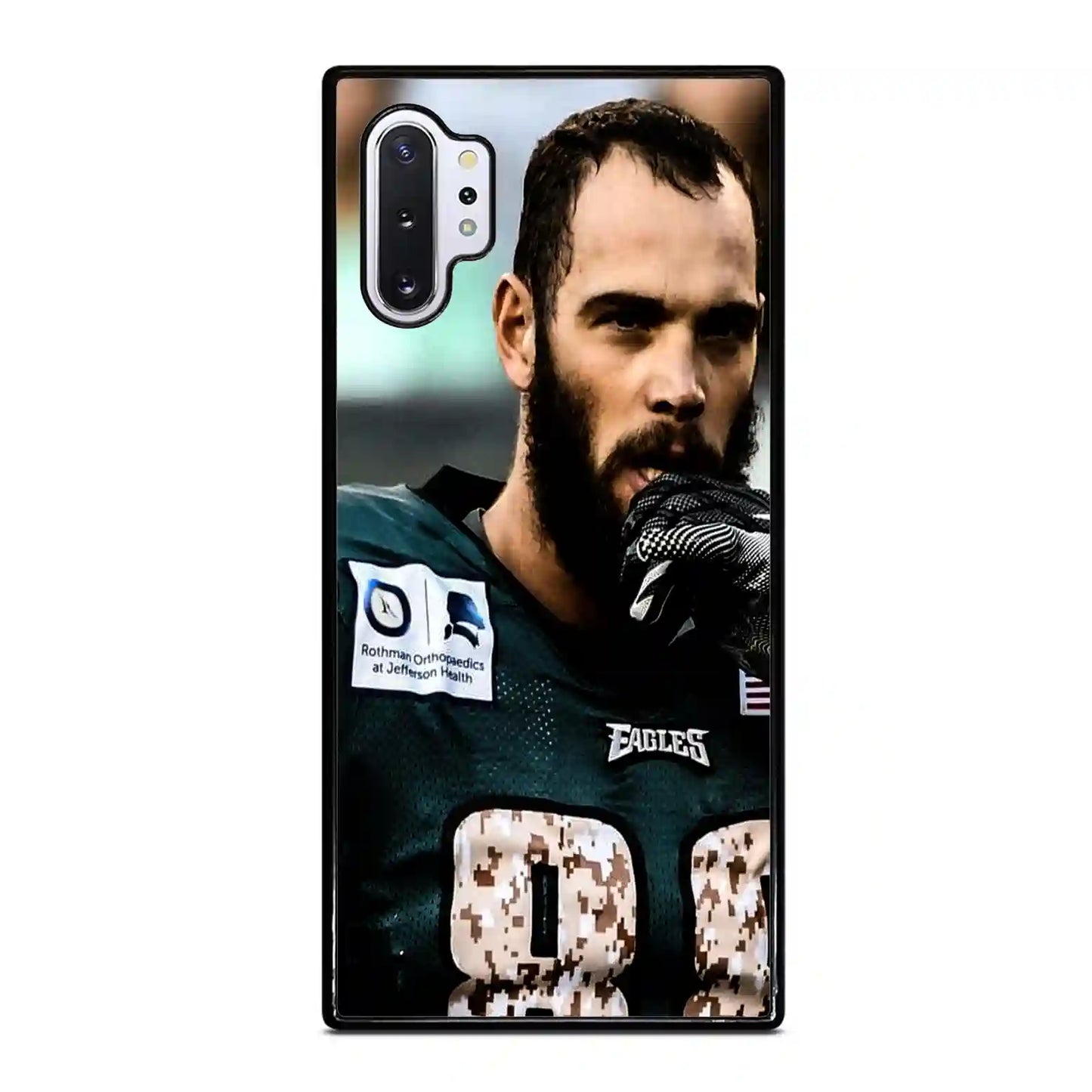 Dallas Goedert Eagles Face Samsung Galaxy Note 10 Pro 5G Case