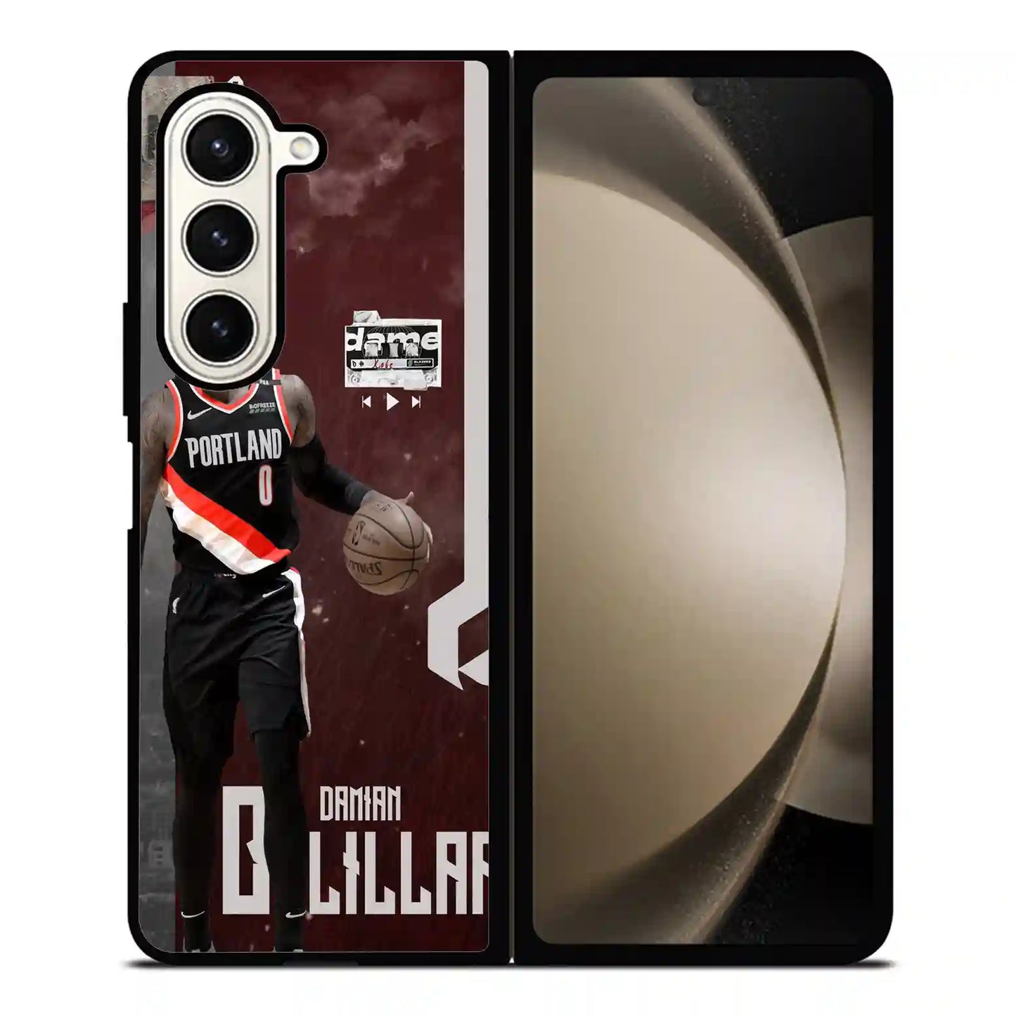 Damian Liliard Basketball Blazers Portland Samsung Z6 Fold Case