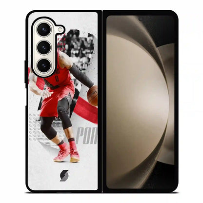 Damian Liliard Basketball Blazers Samsung Z6 Fold Case