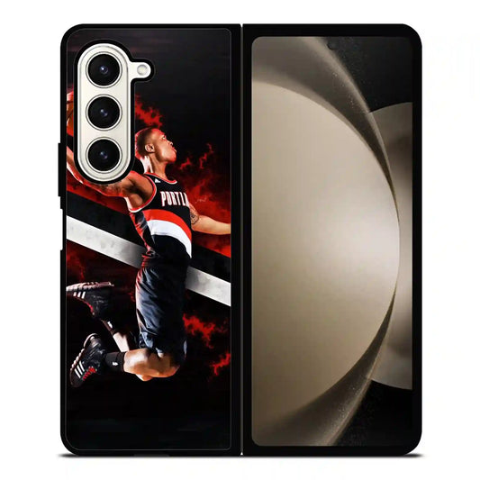 Damian Liliard Basketball Samsung Z6 Fold Case