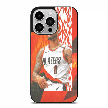 Damian Liliard Fire iPhone 14 Pro Case