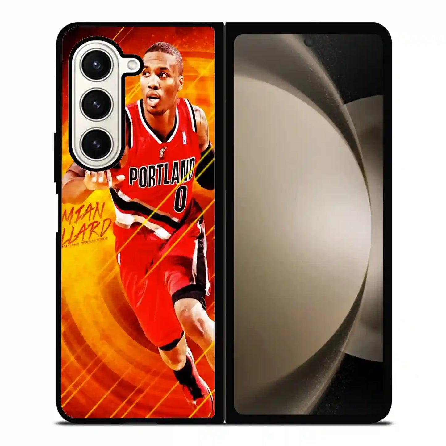 Damian Liliard Portland Blazers Nba Samsung Z6 Fold Case