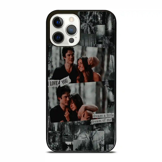 Damon Salvatore And Delena Classic iPhone 12 Pro Case