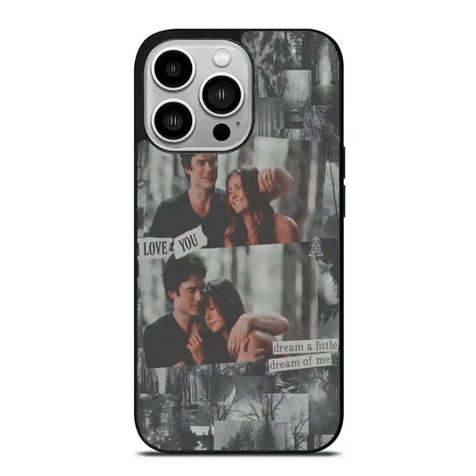 Damon Salvatore And Delena Classic iPhone 14 Pro Case