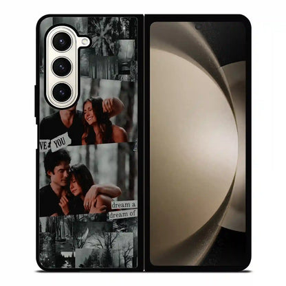 Damon Salvatore And Delena Classic Samsung Z6 Fold Case