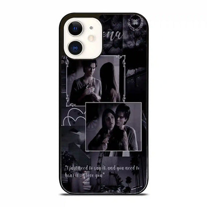 Damon Salvatore And Delena Color iPhone 12 Mini Case