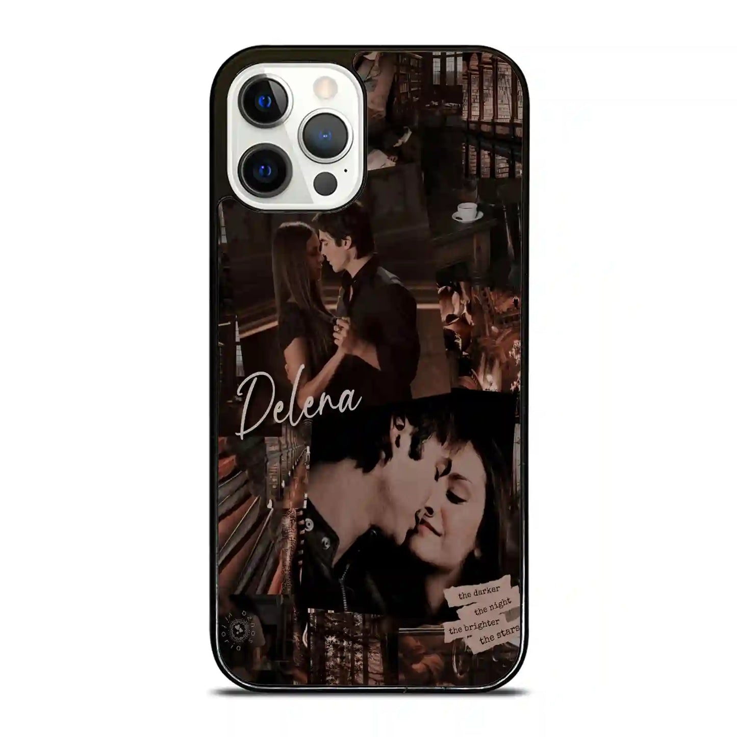 Damon Salvatore And Delena Colorful iPhone 12 Pro Case