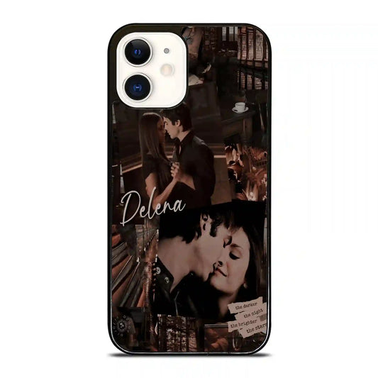 Damon Salvatore And Delena Colorful iPhone 12 Mini Case