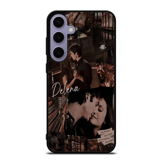 Damon Salvatore And Delena Colorful Samsung Galaxy S24 Plus Case