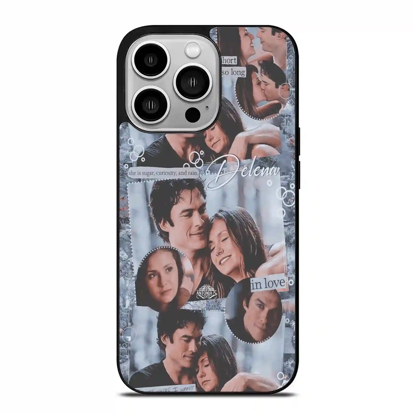 Damon Salvatore And Delena iPhone 14 Pro Case