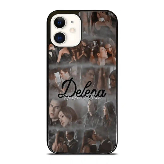 Damon Salvatore And Delena Retro iPhone 12 Mini Case