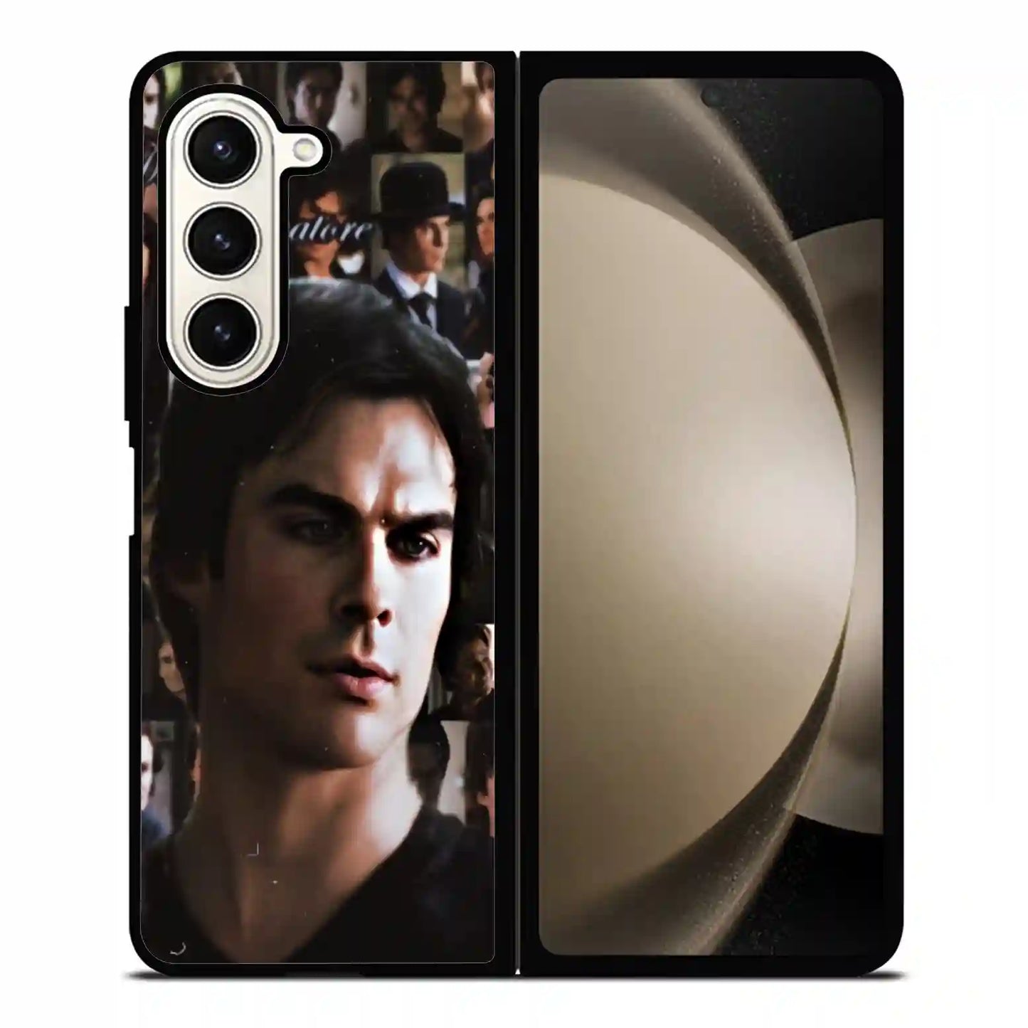 Damon Salvatore Looking Samsung Z6 Fold Case