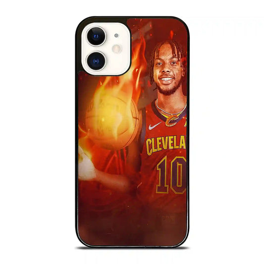 Darius Garland Basketball Fire iPhone 12 Mini Case