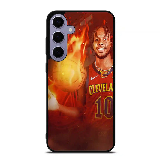 Darius Garland Basketball Fire Samsung Galaxy S24 Plus Case