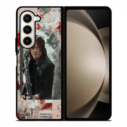 Daryl Dixon Retro Samsung Z6 Fold Case