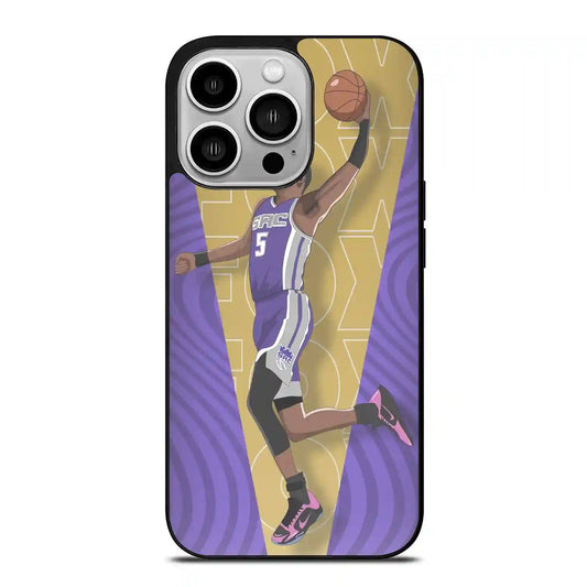 De'aaron Fox Cartoon iPhone 14 Pro Case