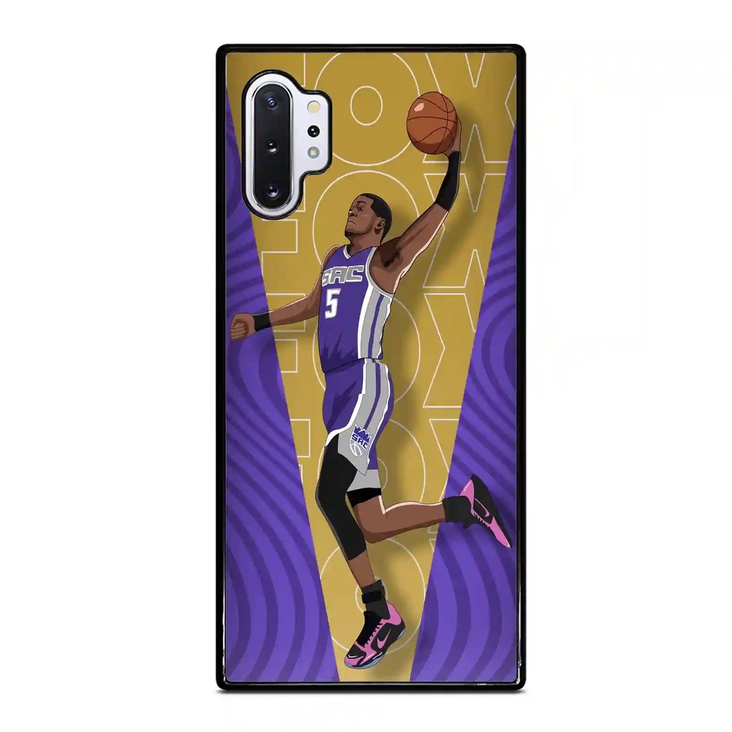 De'aaron Fox Cartoon Samsung Galaxy Note 10 Pro 5G Case