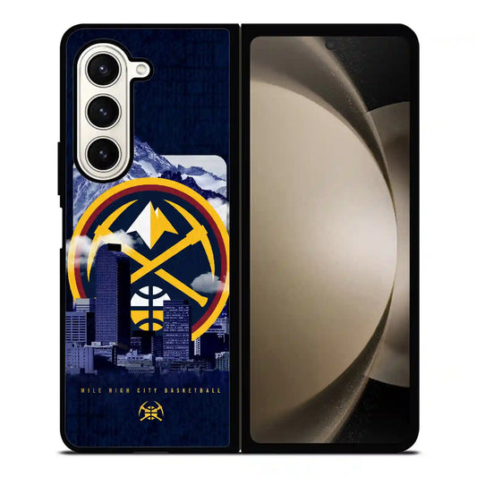 Denver Nuggets Colorful Samsung Z6 Fold Case