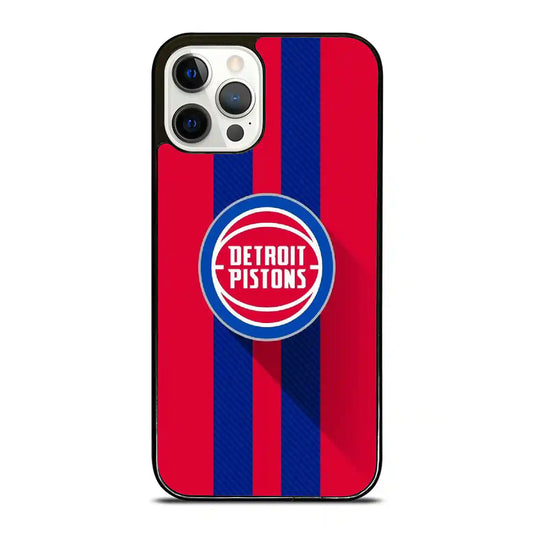 Detroit Pistons Colorful iPhone 12 Pro Case