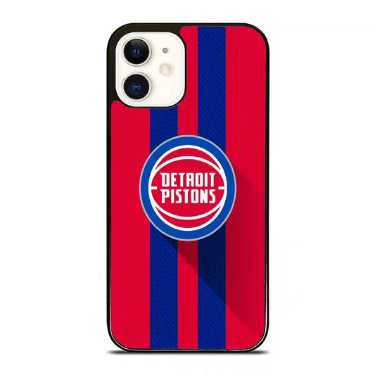 Detroit Pistons Colorful iPhone 12 Case