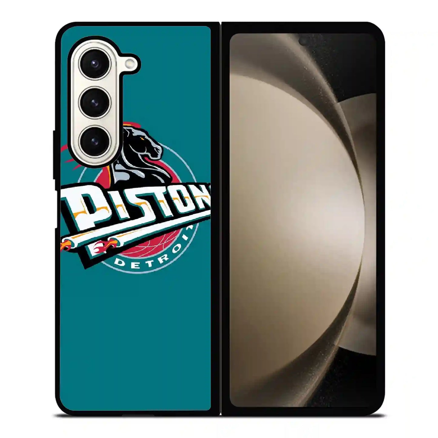 Detroit Pistons Retro Samsung Z6 Fold Case