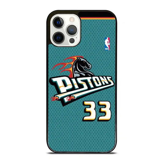 Detroit Pistons Vintage iPhone 12 Pro Case