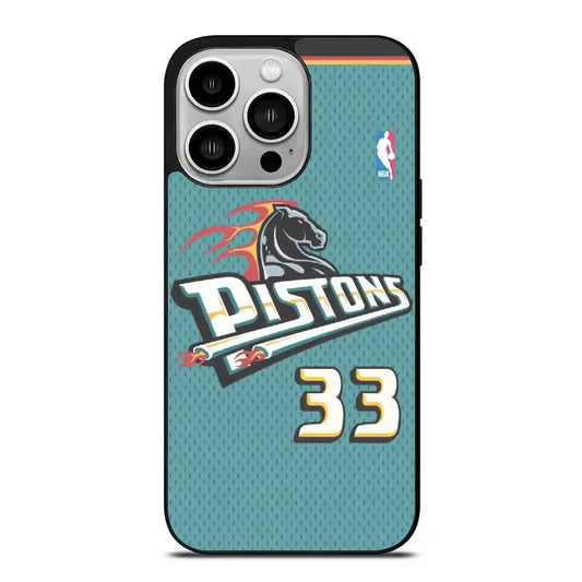 Detroit Pistons Vintage iPhone 14 Pro Case