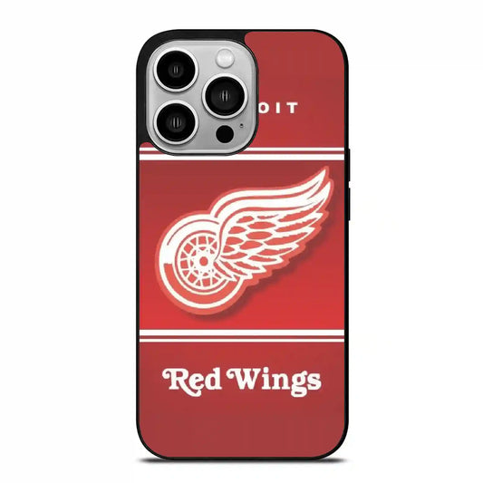 Detroit Red Wings Colorful iPhone 14 Pro Case