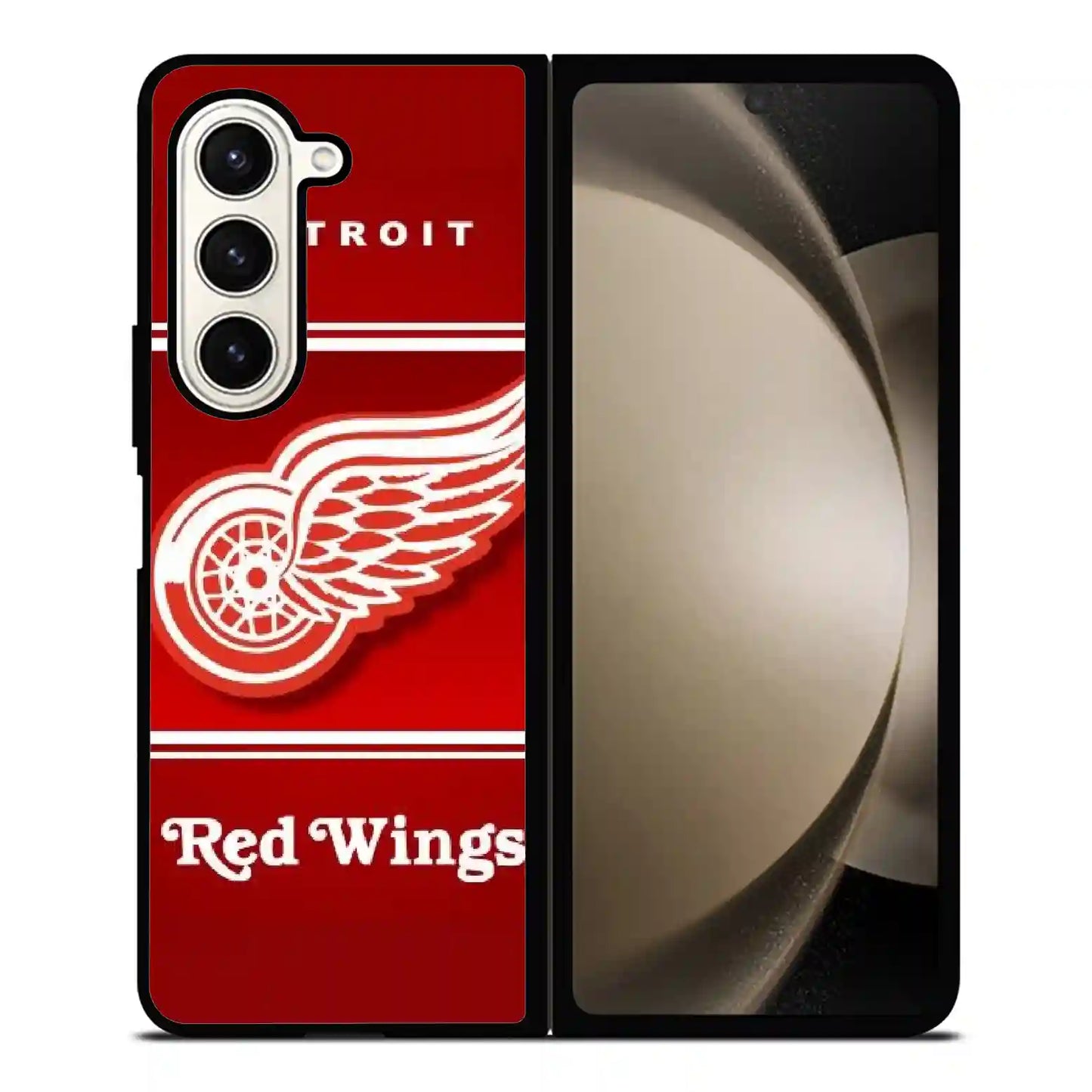 Detroit Red Wings Colorful Samsung Z6 Fold Case