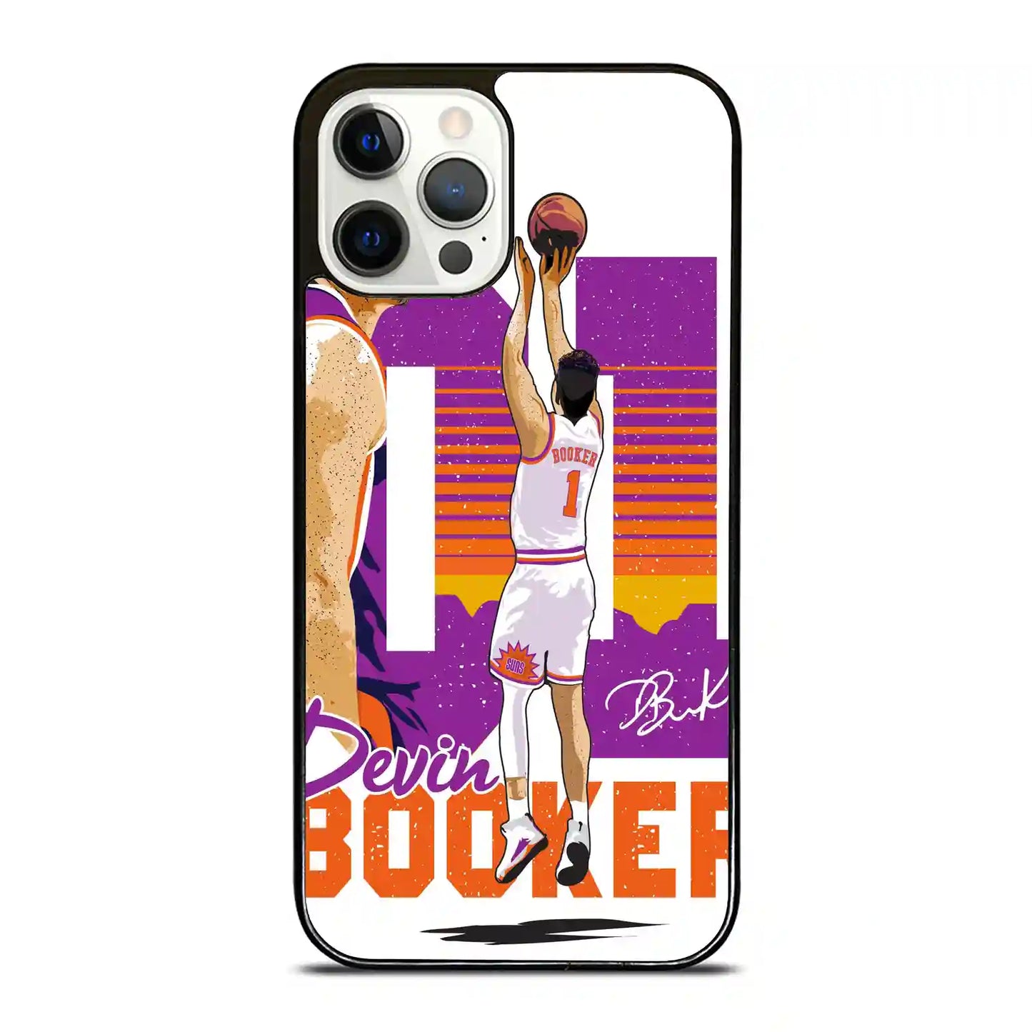 Devin Booker Cartoon iPhone 12 Pro Case