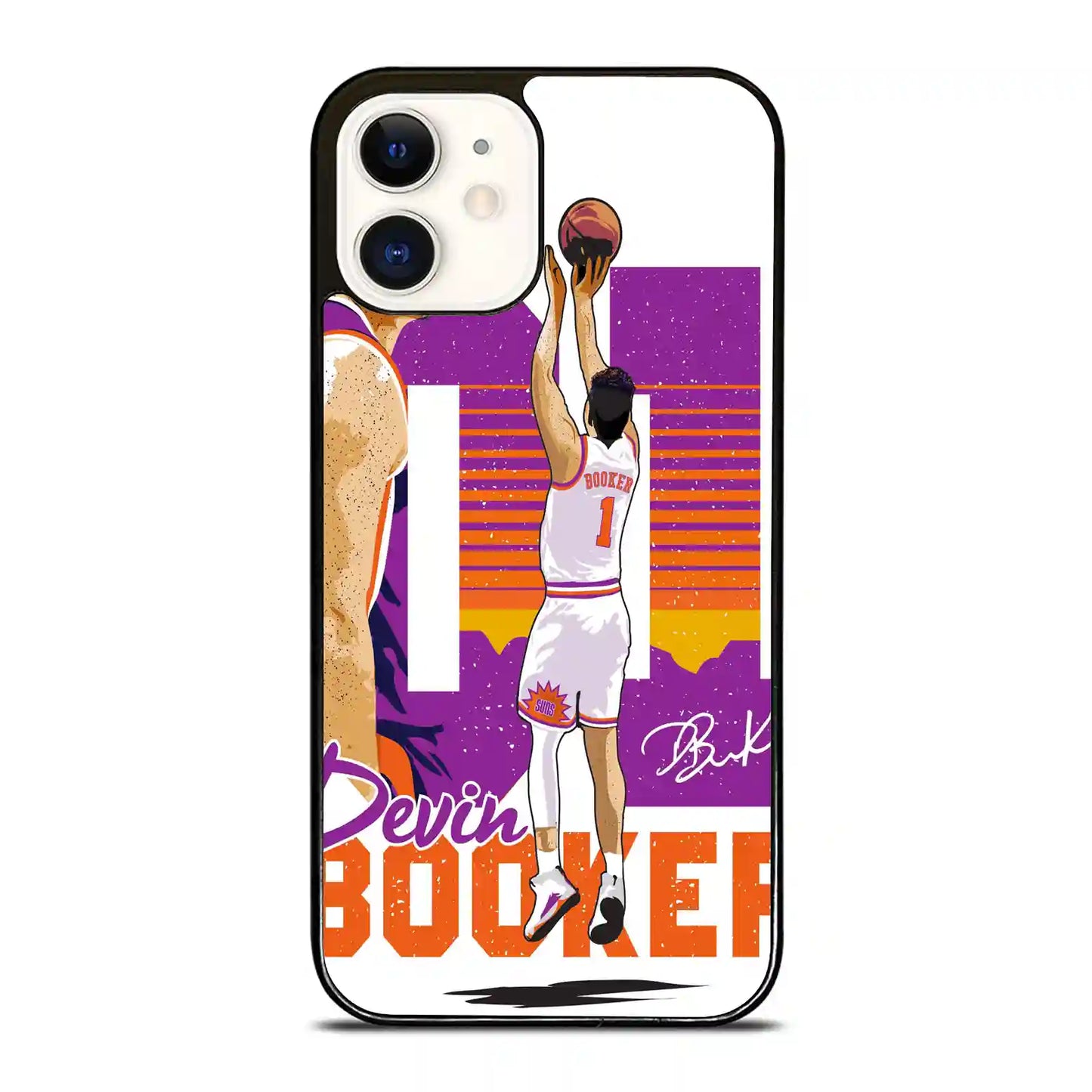 Devin Booker Cartoon iPhone 12 Case