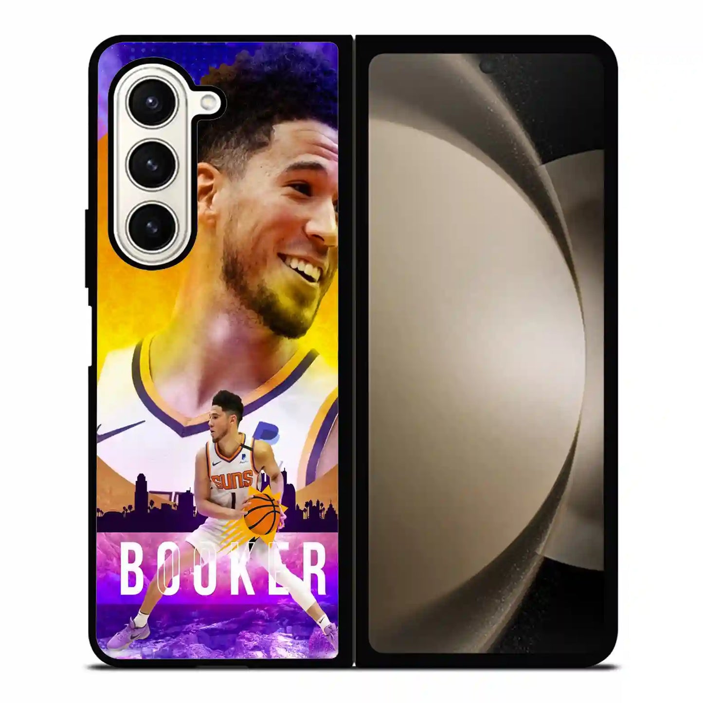 Devin Booker Suns Samsung Z6 Fold Case