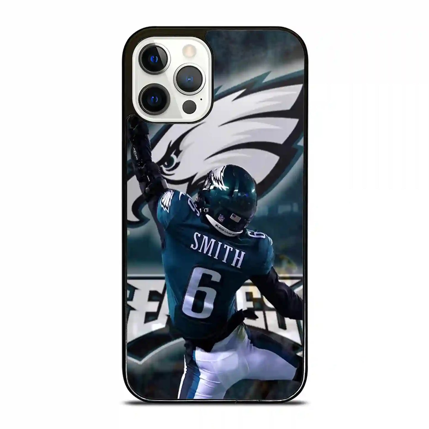 Devonta Smith Eagles Jump iPhone 12 Pro Case