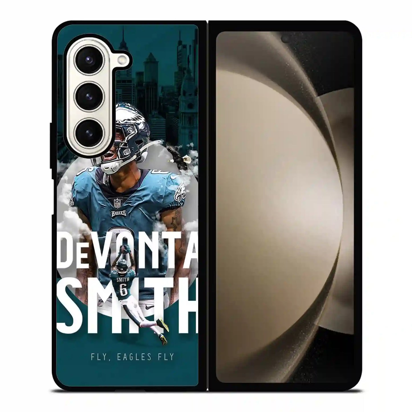 Devonta Smith Eagles Samsung Z6 Fold Case