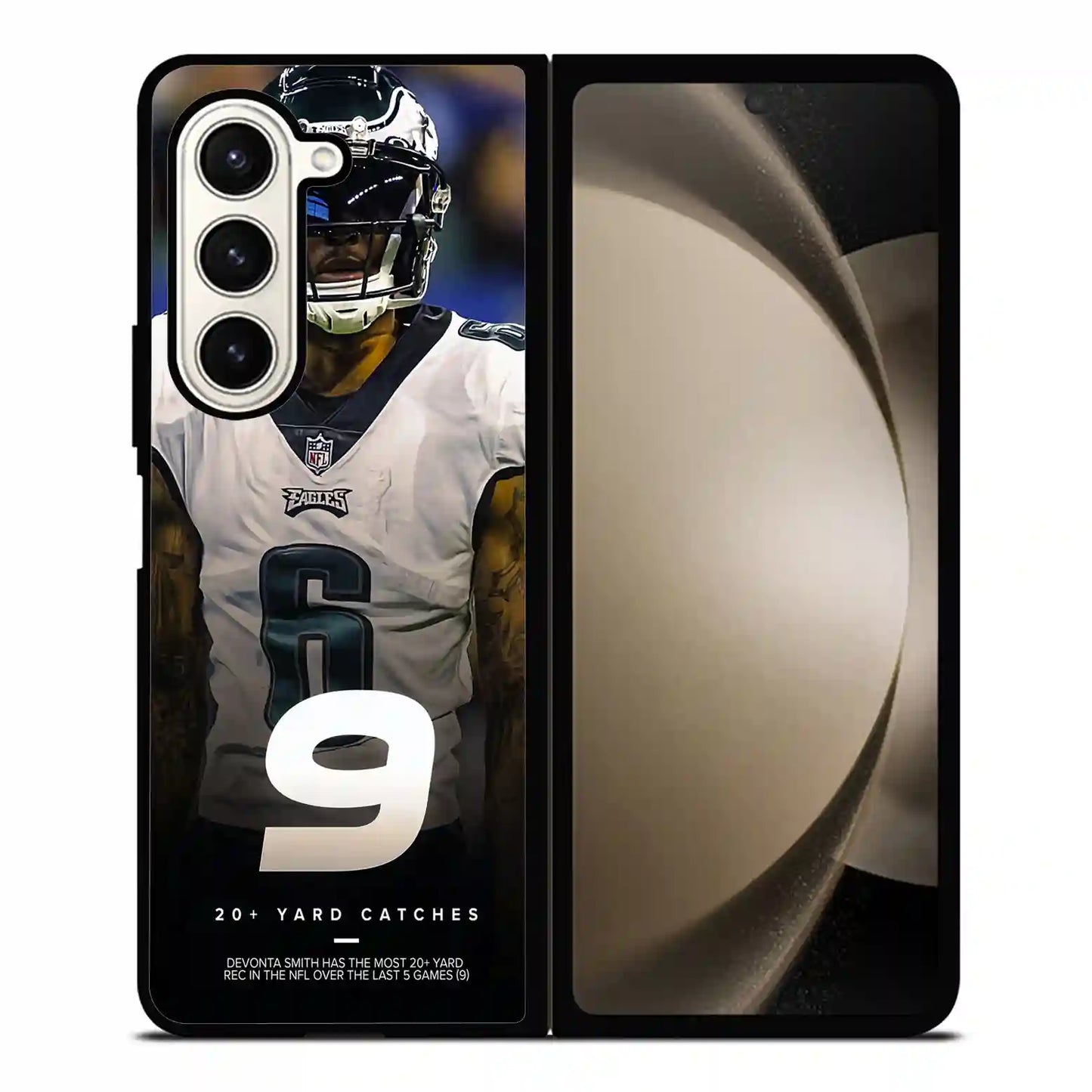 Devonta Smith Eagles Vintage Retro Yard Samsung Z6 Fold Case