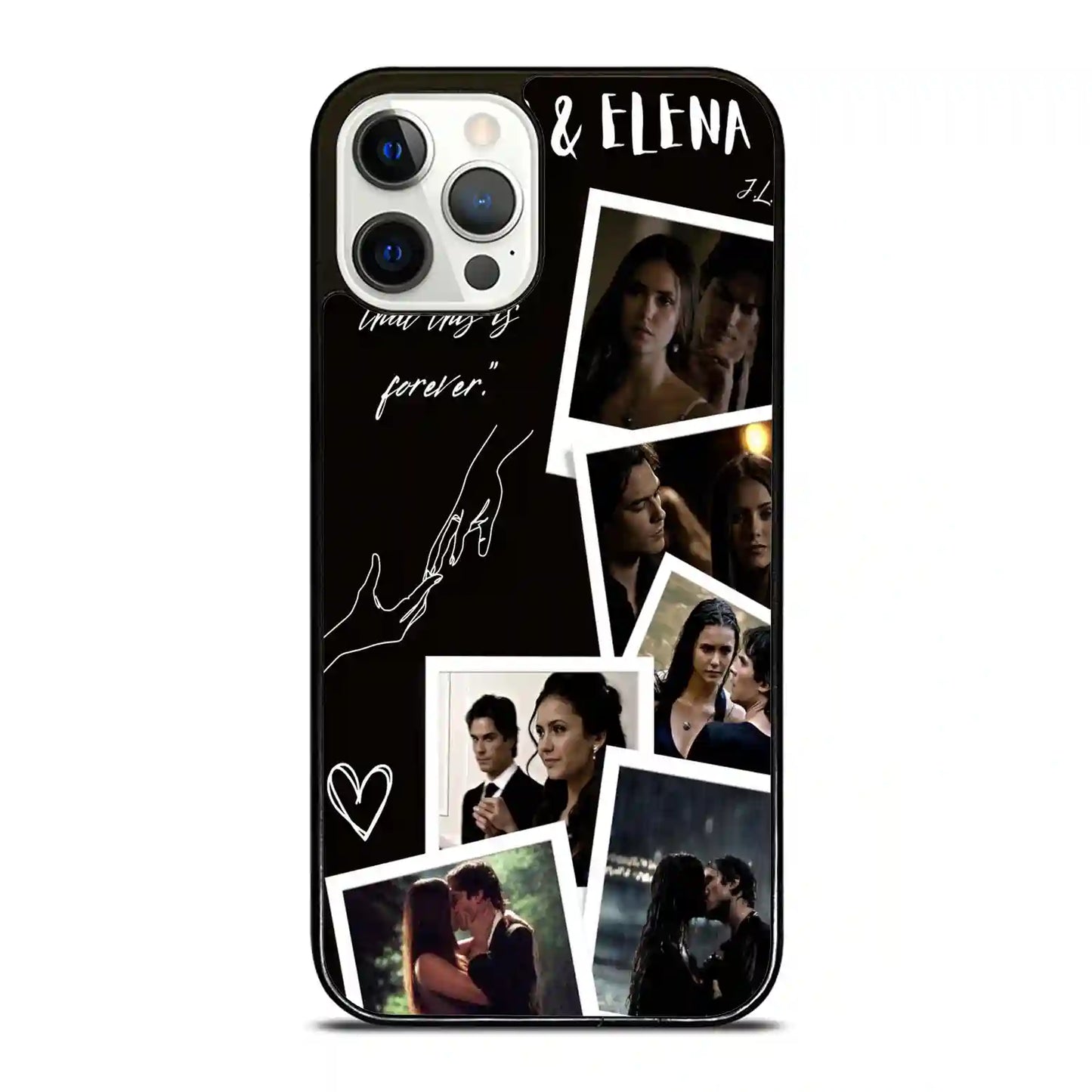 Elena Gilbert And Damon Salvatore iPhone 12 Pro Case