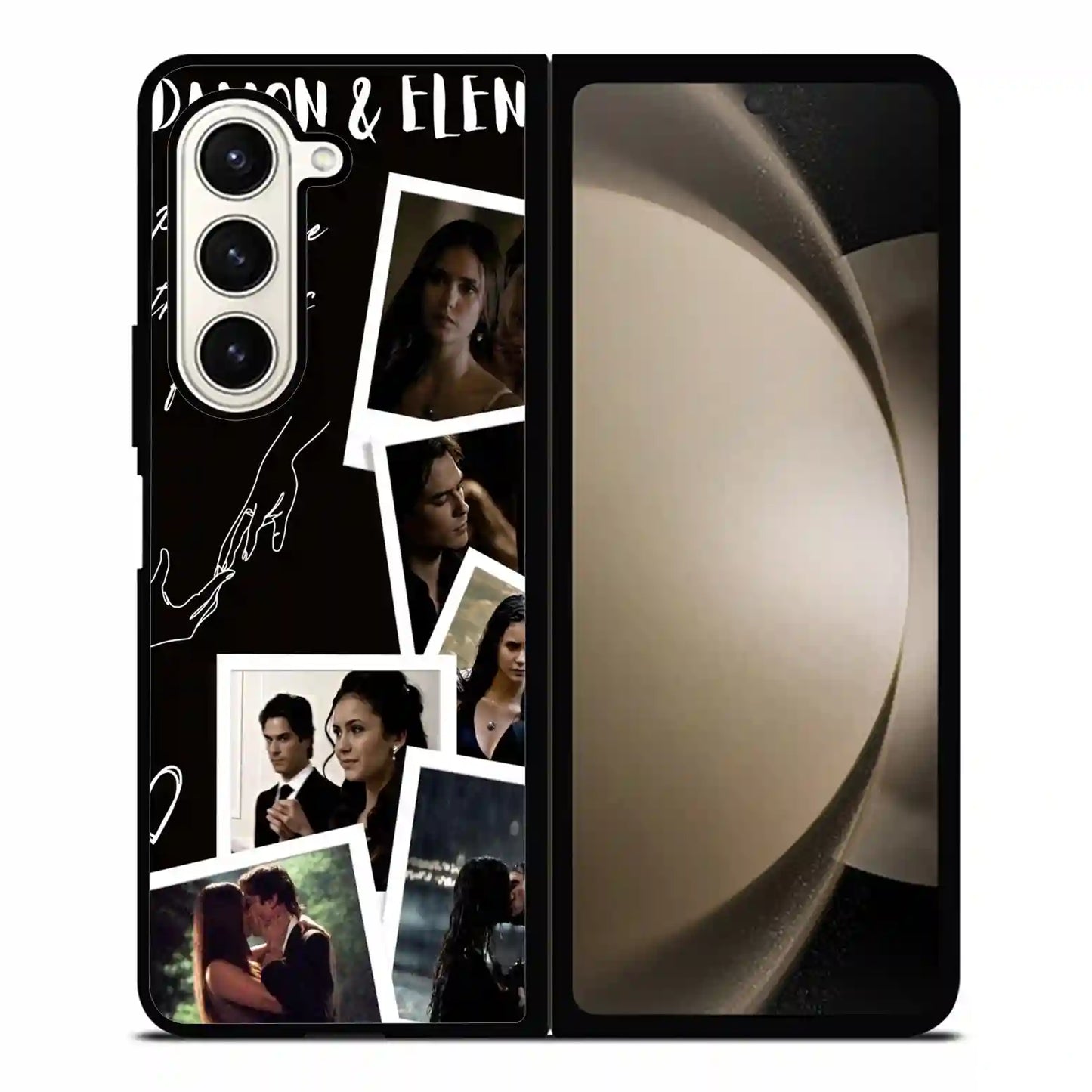 Elena Gilbert And Damon Salvatore Samsung Z6 Fold Case