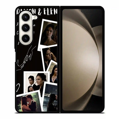 Elena Gilbert And Damon Salvatore Samsung Z6 Fold Case