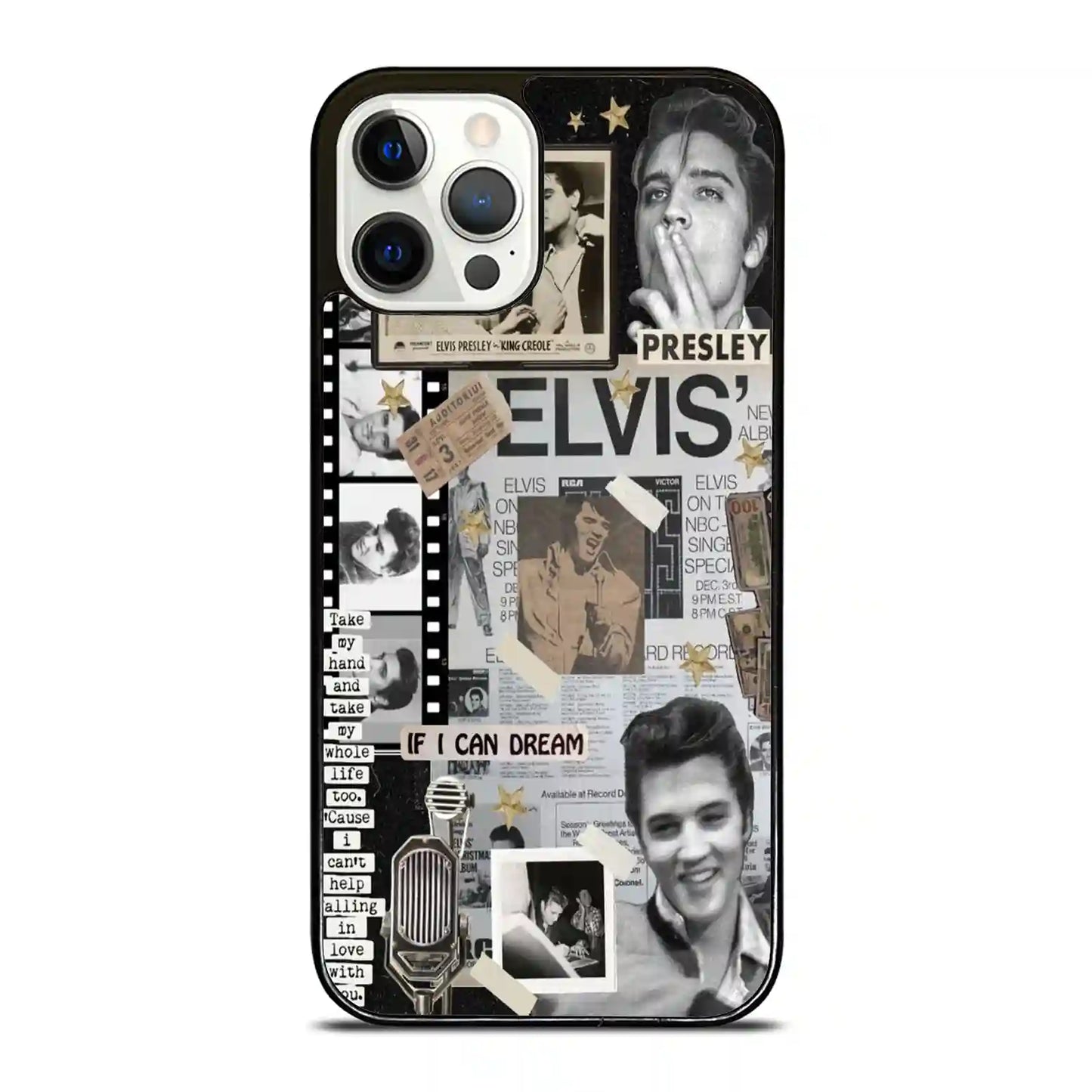 Elvis King Of Rock Colorful iPhone 12 Pro Case