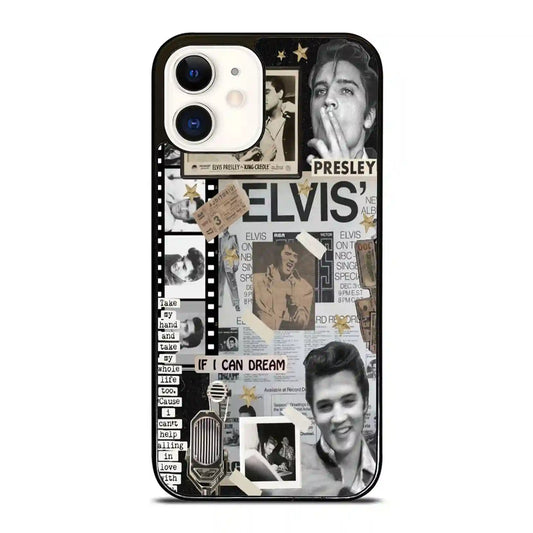 Elvis King Of Rock Colorful iPhone 12 Case