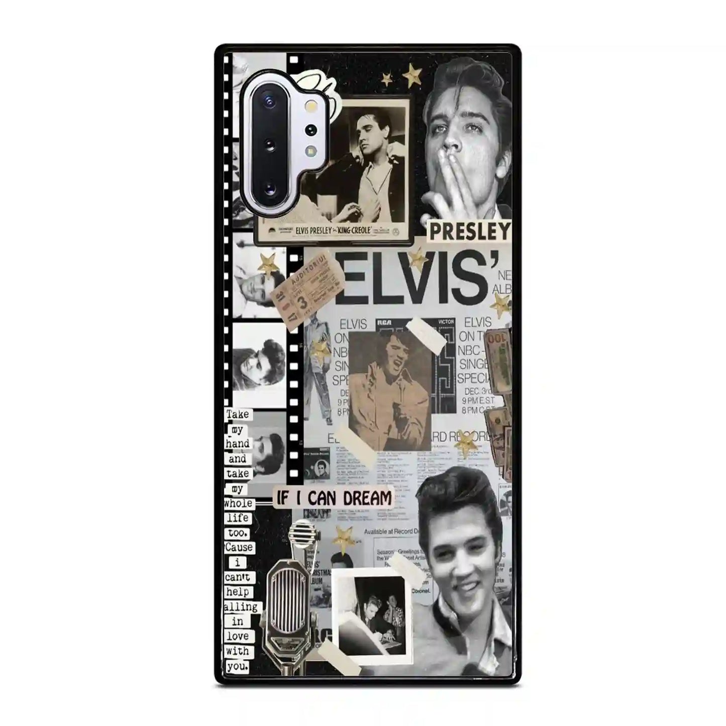 Elvis King Of Rock Colorful Samsung Galaxy Note 10 Pro 5G Case