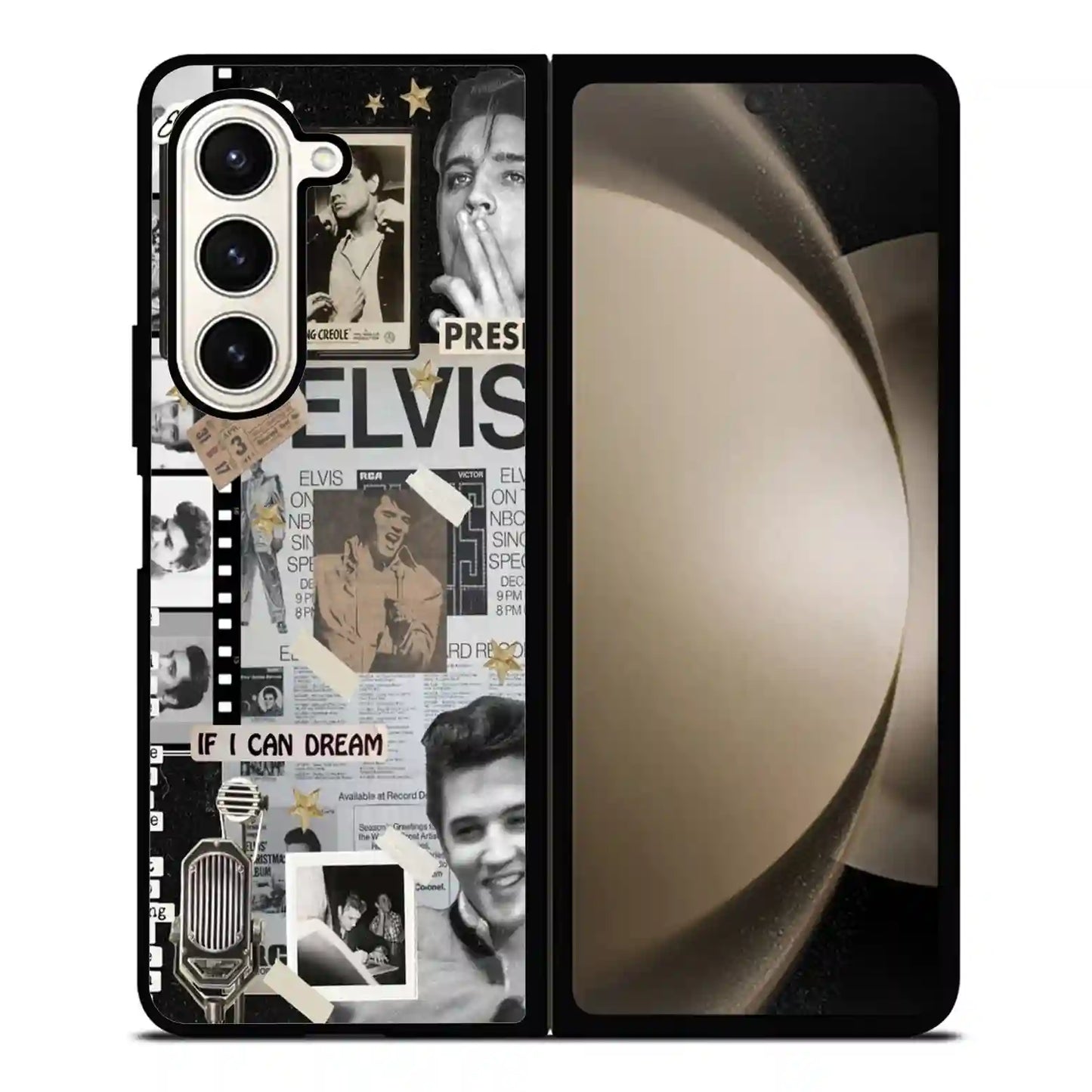 Elvis King Of Rock Colorful Samsung Z6 Fold Case