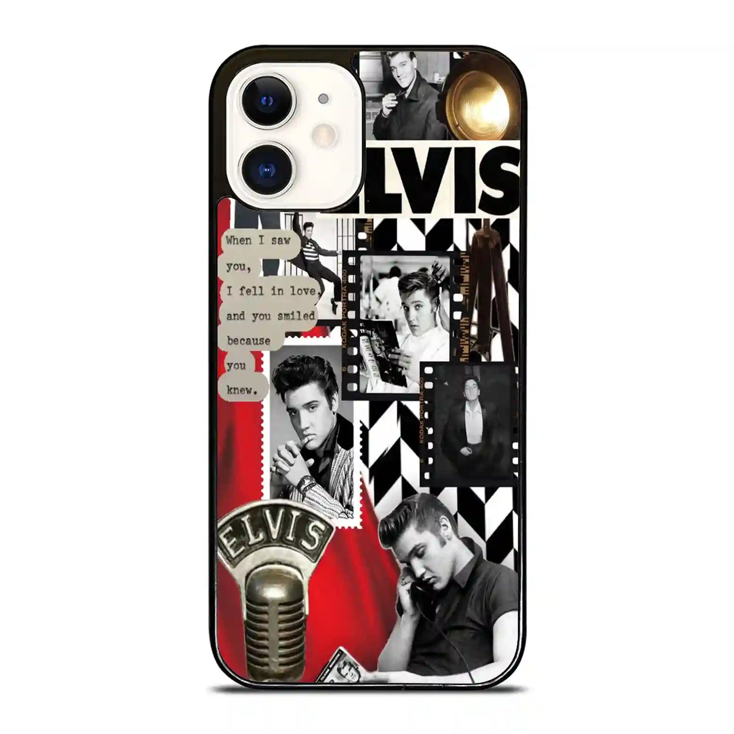 Elvis King Of Rock iPhone 12 Case