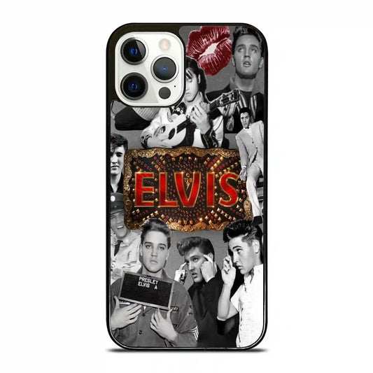 Elvis King Of Rock Retro iPhone 12 Pro Case