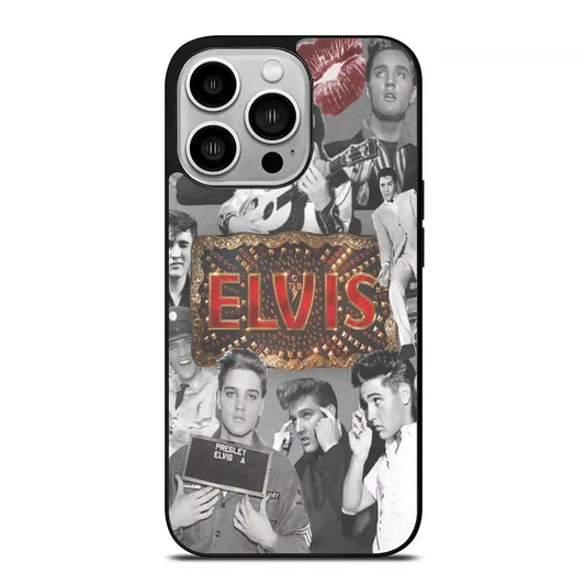 Elvis King Of Rock Retro iPhone 14 Pro Case